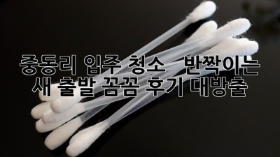 ✨ 중동리 입주 청소 ✨ 🏡 반짝이는 새 출발, 꼼꼼 후기 대방출!